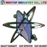 Custom rainbow color hard enamel pins